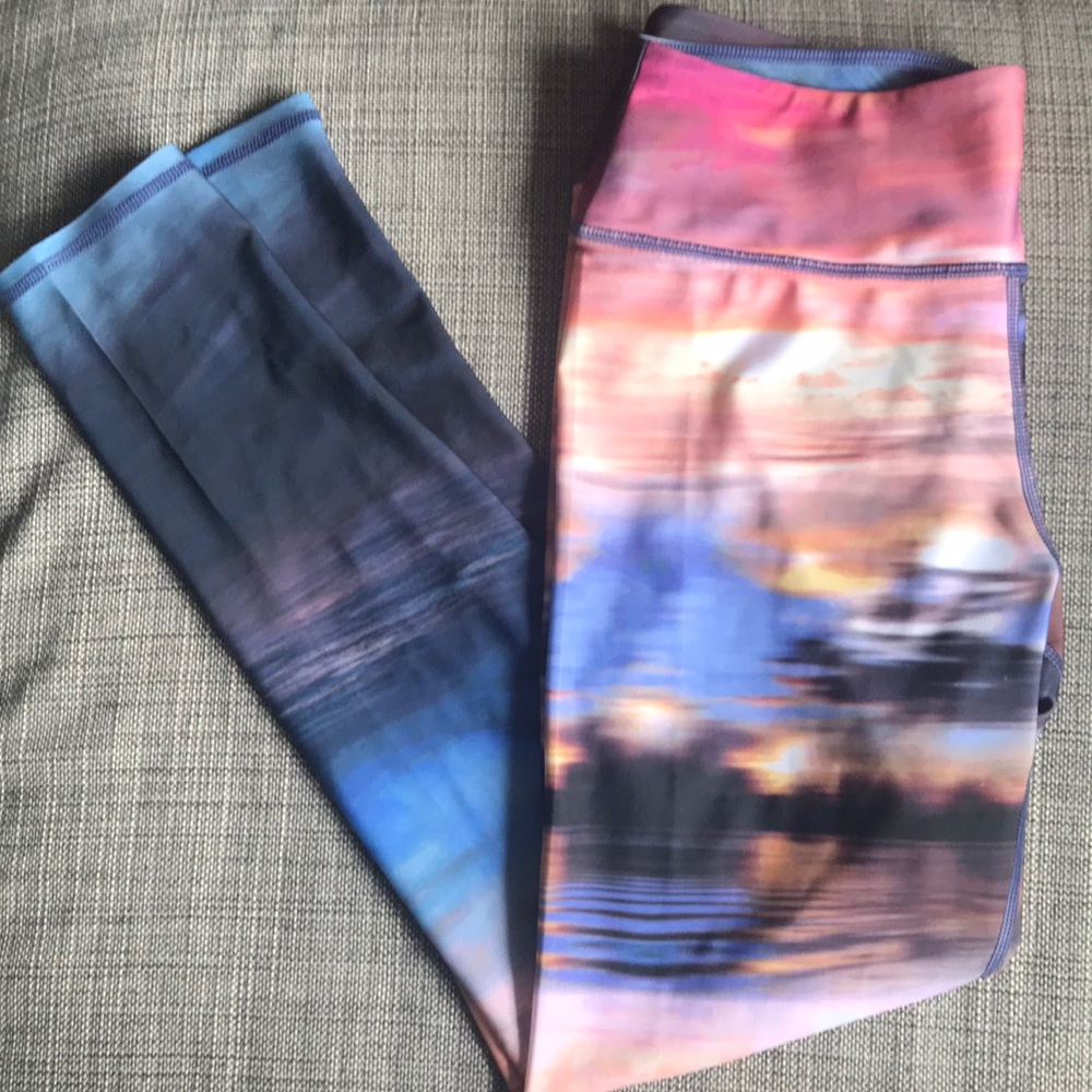 Sunset Print Leggings